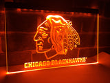 Chicago Blackhawks LED Sign - Orange - TheLedHeroes
