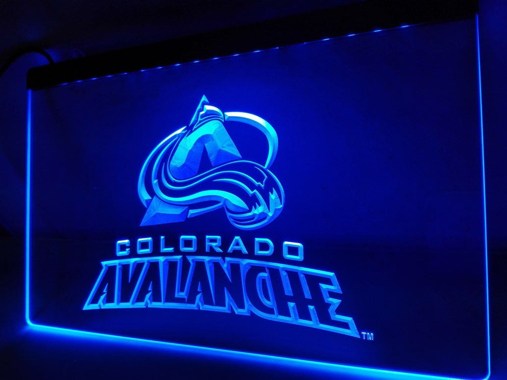 Colorado Avalanche LED Neon Sign Electrical - Blue - TheLedHeroes