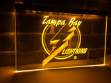 Tampa Bay Lightning LED Neon Sign Electrical - Yellow - TheLedHeroes