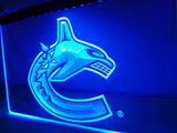 Vancouver Canucks LED Neon Sign USB - Blue - TheLedHeroes