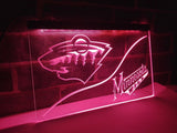Minnesota Wild LED Neon Sign USB - Purple - TheLedHeroes