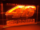 Valentino Rossi The Doctor 46 LED Neon Sign Electrical - Orange - TheLedHeroes