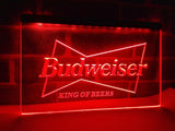 Budweiser King of Beer (2) LED Neon Sign Electrical - Red - TheLedHeroes