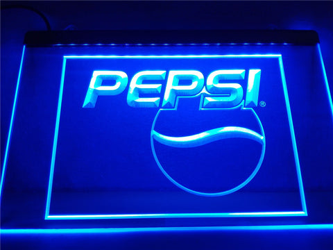 FREE Pepsi Cola Logo Drink Decor LED Sign -  - TheLedHeroes