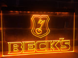 FREE Beck's LED Sign - Orange - TheLedHeroes