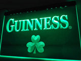 Guinness Beer Shamrock (2) LED Neon Sign USB - Green - TheLedHeroes