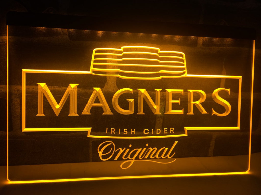 FREE Magners Irish Cider LED Sign - Yellow - TheLedHeroes