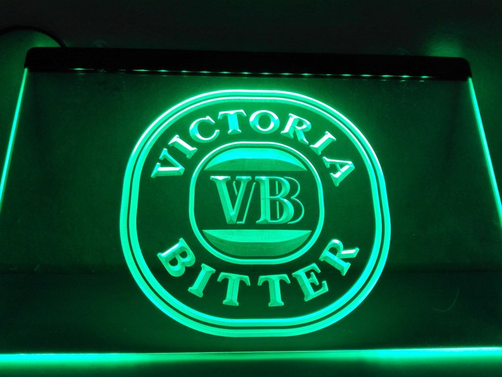 Victoria Bitter Beer LED Neon Sign USB - Green - TheLedHeroes