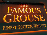 The Famous Grouse LED Neon Sign USB - Orange - TheLedHeroes