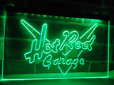 FREE Hot Rod Garage LED Sign - Green - TheLedHeroes