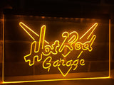 FREE Hot Rod Garage LED Sign - Yellow - TheLedHeroes