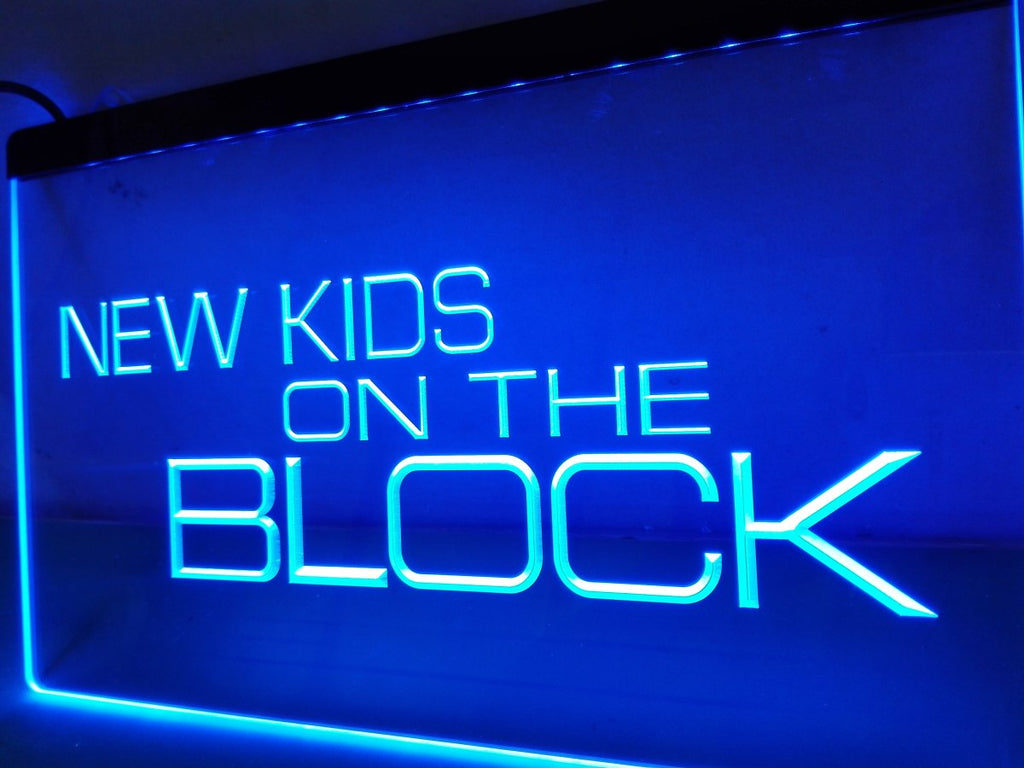 FREE New Kids On the Block LED Sign - Blue - TheLedHeroes