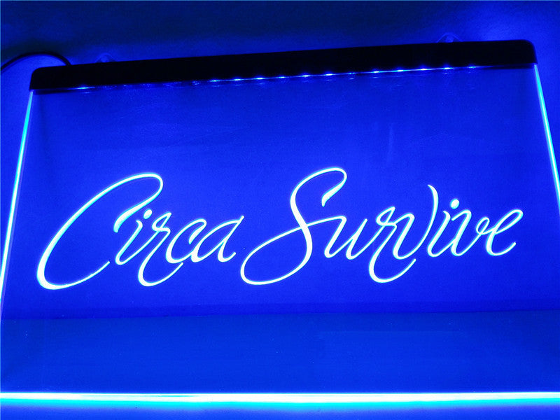 FREE Circa Survive LED Sign - Blue - TheLedHeroes
