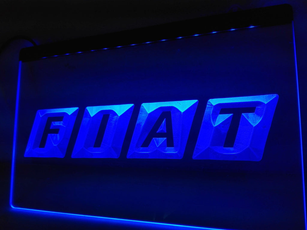 FREE Fiat LED Sign - Blue - TheLedHeroes