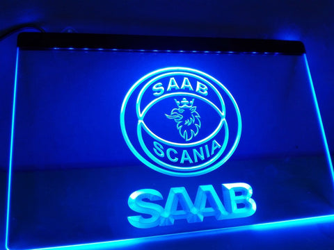 FREE SAAB LED Sign - Blue - TheLedHeroes