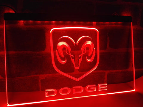 FREE Dodge LED Sign - Red - TheLedHeroes