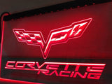 Chevrolet Corvette Racing LED Neon Sign USB - Red - TheLedHeroes