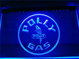 Polly Gas LED Sign - Blue - TheLedHeroes