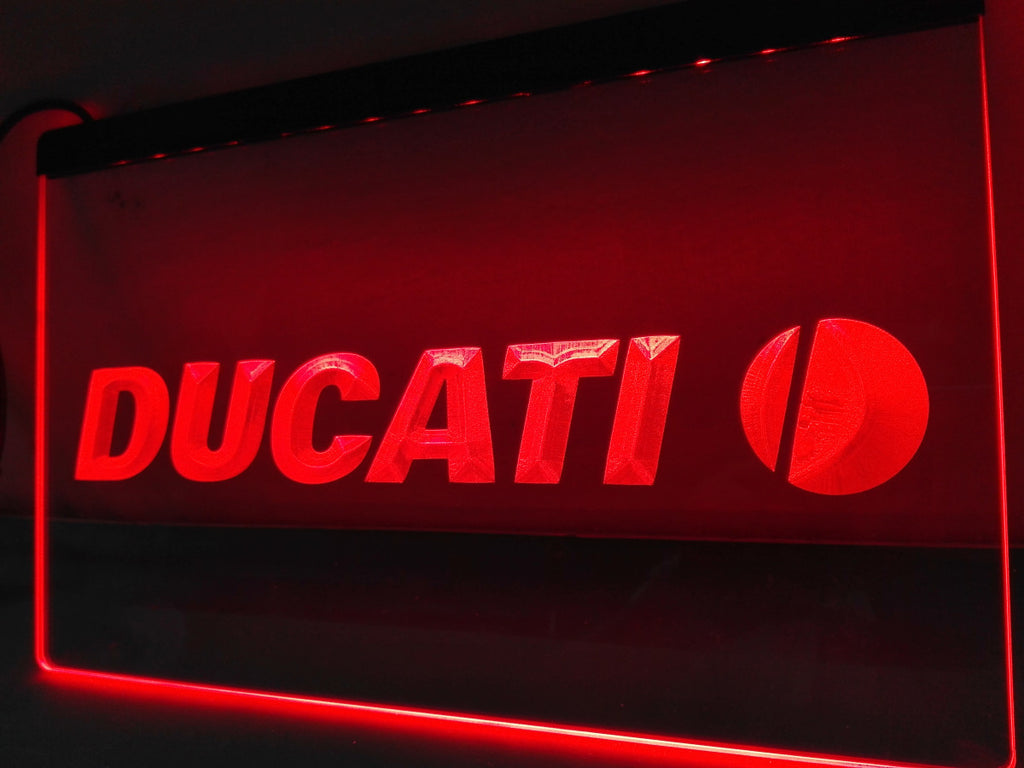Ducati LED Sign - Red - TheLedHeroes