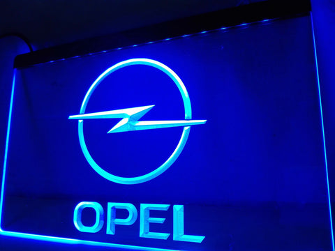 FREE Opel LED Sign - Blue - TheLedHeroes