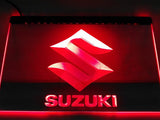 Suzuki Car LED Neon Sign USB - Red - TheLedHeroes