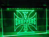 West Coast Choppers Bike Logo LED Neon Sign Electrical - Green - TheLedHeroes