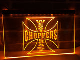 West Coast Choppers Bike Logo LED Neon Sign USB - Orange - TheLedHeroes
