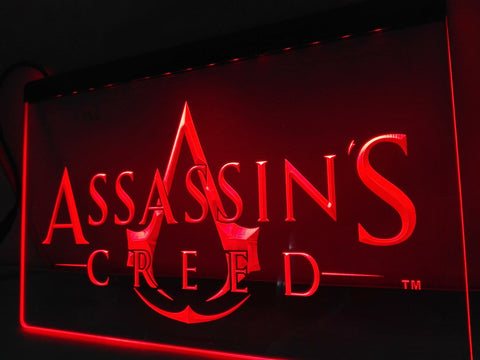FREE Assassin's Creed LED Sign - Red - TheLedHeroes