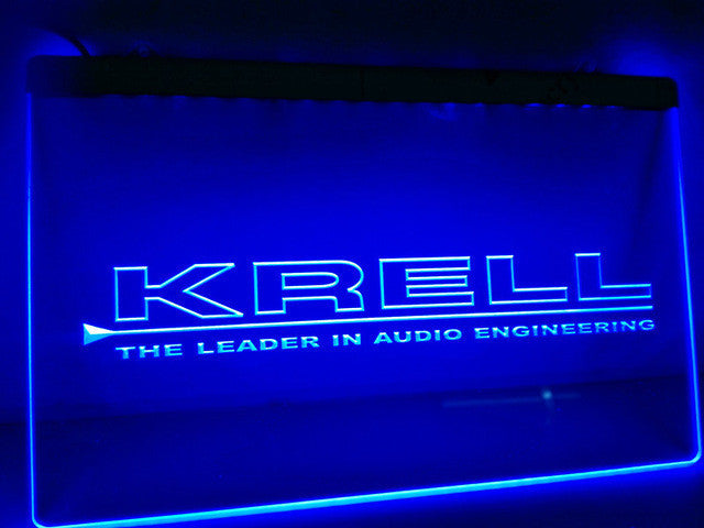 FREE Krell Audio Home Theater Gift LED Sign - Blue - TheLedHeroes