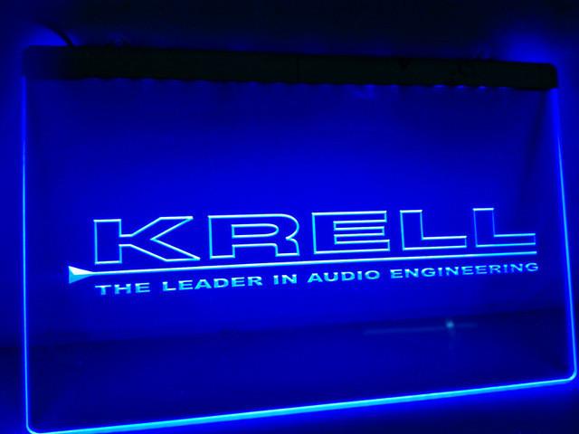 Krell Audio Home Theater Gift LED Neon Sign USB - Blue - TheLedHeroes