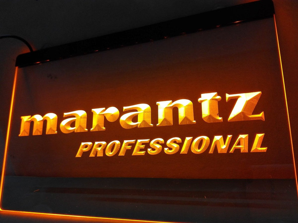 Marantz Professional Audio Theater LED Neon Sign USB - Orange - TheLedHeroes