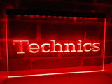 Technics Turntables DJ Music NEW LED Neon Sign USB - Red - TheLedHeroes