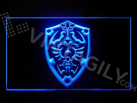 FREE Legend Of Zelda Link Shield LED Sign -  - TheLedHeroes