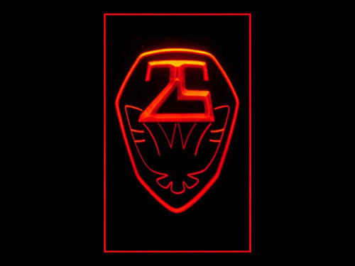 Macross Frontier S.M.S VF-25 LED Sign - Red - TheLedHeroes