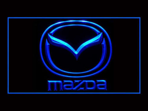 FREE Mazda LED Sign - Blue - TheLedHeroes