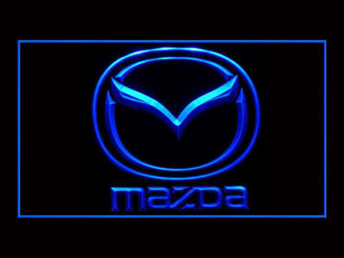 Mazda LED Sign - Blue - TheLedHeroes