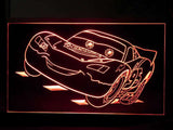 FREE McQueen Car LED Sign - Red - TheLedHeroes