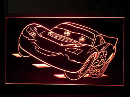 McQueen Car LED Sign - Red - TheLedHeroes