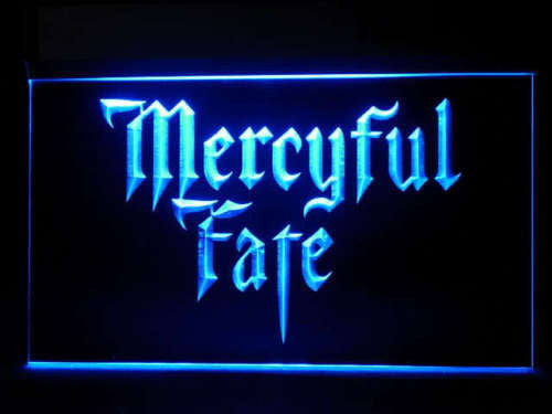 Mercyful Fate LED Sign - Blue - TheLedHeroes