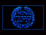 FREE Mini Cooper LED Sign - Blue - TheLedHeroes