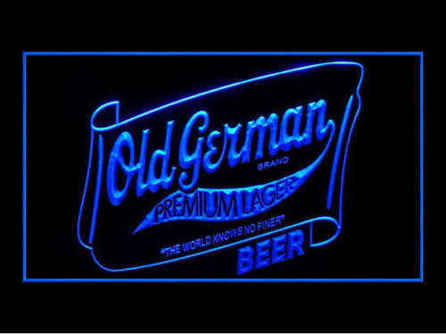 FREE Old German LED Sign - Blue - TheLedHeroes