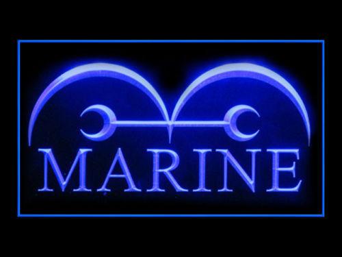 One Piece Marine LED Neon Sign USB - Blue - TheLedHeroes