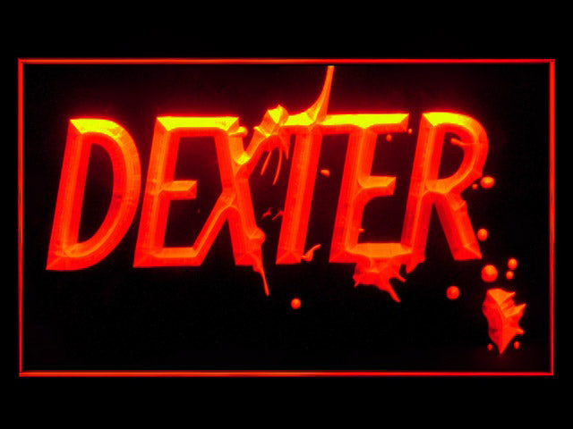 FREE Dexter Morgan LED Sign - Orange - TheLedHeroes