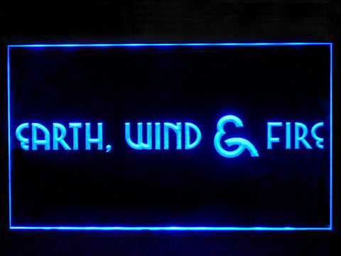 Earth Wind And Fire LED Sign -  Blue - TheLedHeroes