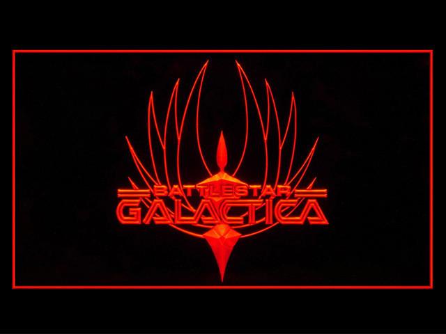 Battlestar Galactica Display LED Neon Sign USB - Red - TheLedHeroes