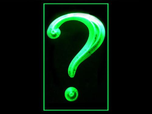 Riddler LED Neon Sign USB - Green - TheLedHeroes