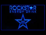 Rockstar Energy Drink Logo LED Sign - Blue - TheLedHeroes