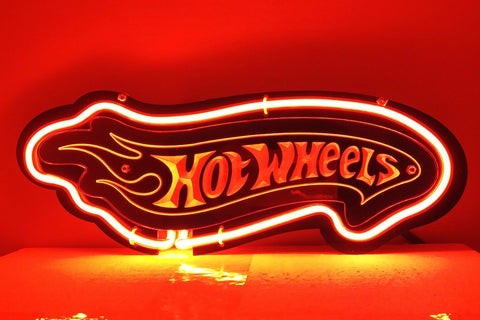 Hot Wheels Neon Light Sign 11"x7" -  - TheLedHeroes