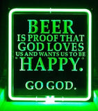 Beer is Proof of Neon Light Sign 11
