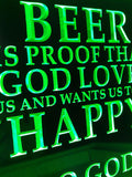 Beer is Proof of Neon Light Sign 11